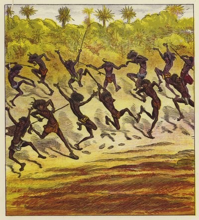 Cannibales dansant - Ernest Henry Griset