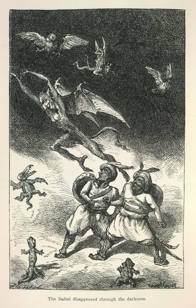 Illustration de Vikram et le Vampire de Richard Francis Burton - Ernest Henry Griset