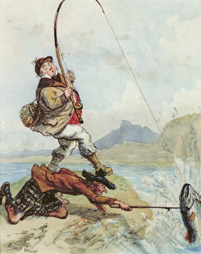 Le voyage de vacances de M. Lovejoy dans les Highlands pour la pêche au saumon, d