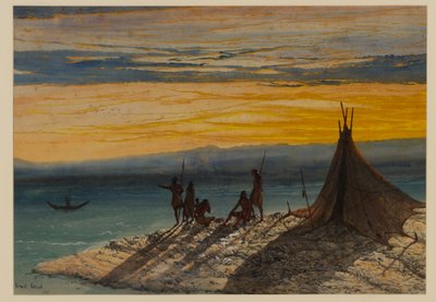 Paysage préhistorique, 1869 - Ernest Henry Griset