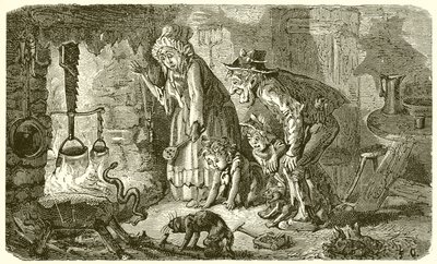 Le Paysan et le Serpent - Ernest Henry Griset