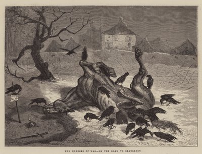 Les horreurs de la guerre, sur la route de Beaugency - Ernest Henry Griset