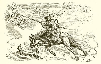 Le Chevalier et son destrier - Ernest Henry Griset