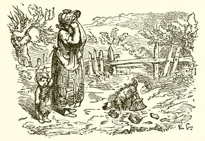 La laitière et le pot au lait - Ernest Henry Griset