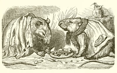 Le Rat des villes et le Rat des champs - Ernest Henry Griset