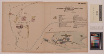 Charbon Works, Maryland, Hexamer General Surveys, 1885 - Ernest Hexamer