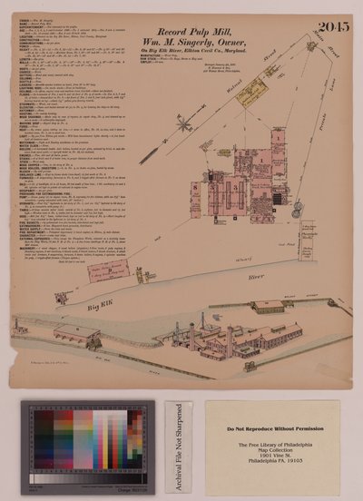 Record Pulp Mill, Elkton, Maryland, Hexamer General Surveys, 1808 - Ernest Hexamer