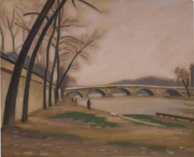 Rives de la Seine à Paris, c.1920-30 - Ernest Hiram Brülhart