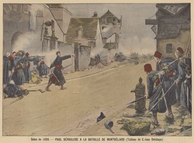 Paul Deroulède à la bataille de Montbéliard - Ernest Jean Delahaye