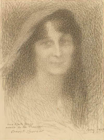 Tête de femme - Ernest Joseph Laurent