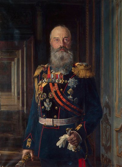 Portrait du Grand-Duc Michel Nikolaïevitch de Russie, 1832-1909, 1913 - Ernest Karlovich Liphart