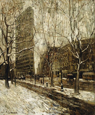 Le Flatiron Building, New York - Ernest Lawson