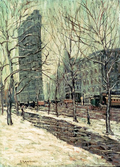 Le Flatiron Building, New York, c.1903-05 - Ernest Lawson