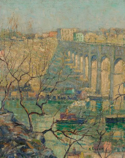 Vue du pont - Ernest Lawson