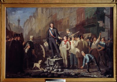 Alphonse Baudin (1811-1851) sur la barricade du faubourg Saint-Antoine le 3 décembre 1851 - Ernest Louis Pichio