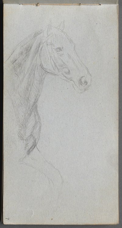 Carnet de croquis, page 07 : Étude d