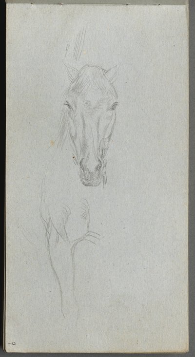 Carnet de croquis, page 09 : Étude d