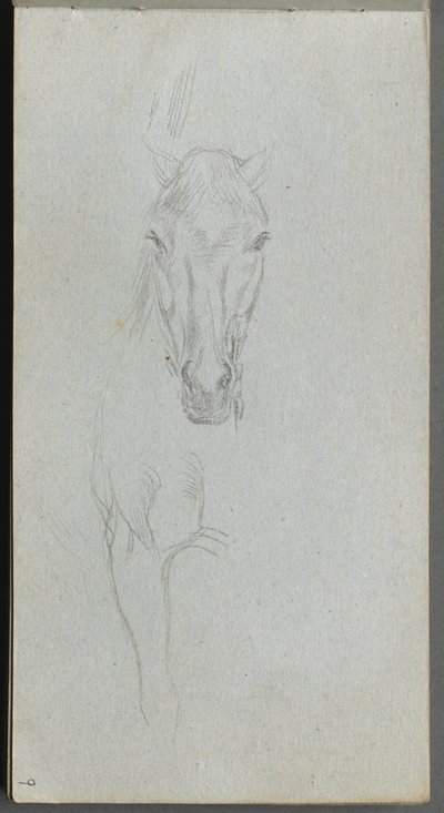 Carnet de croquis, page 09 : Étude d