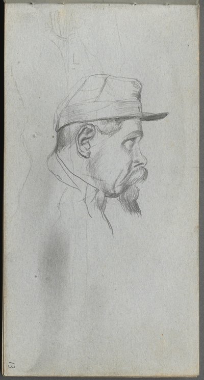 Carnet de croquis, page 13 : Buste d