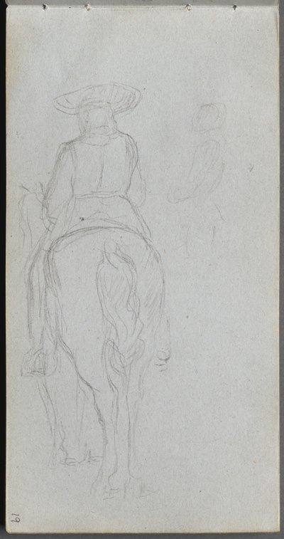 Carnet de croquis, page 19: Étude d