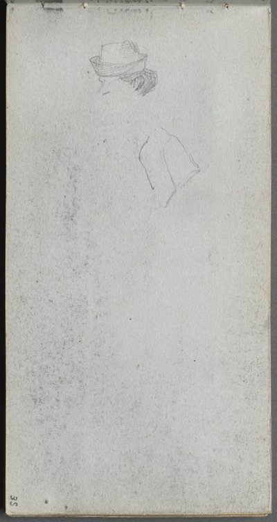 Carnet de croquis, page 35: Étude d