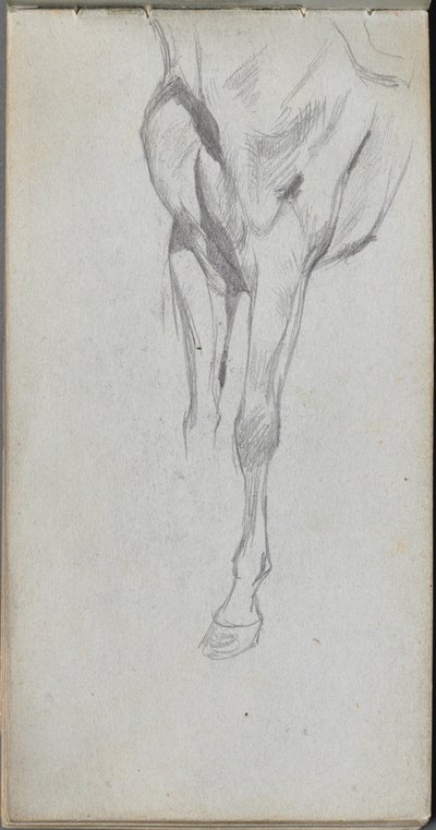 Carnet de croquis, page 48 : Étude d