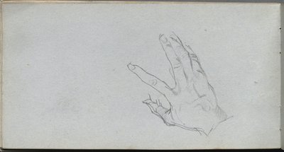 Carnet de croquis, page 68 : Étude d