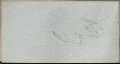 Carnet de croquis, page 72 : Étude de figure - Jean Louis Ernest Meissonier