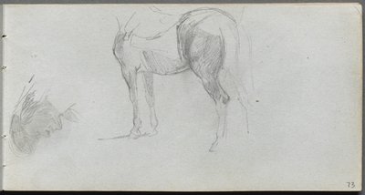 Carnet de croquis, page 73 : Étude d