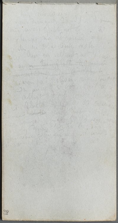 Carnet de croquis, page 89 : Notes - Ernest Meissonier