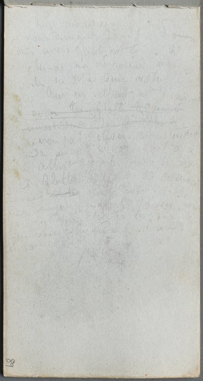 Carnet de croquis, page 89 : Notes - Jean Louis Ernest Meissonier