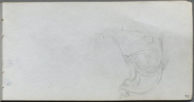 Carnet de croquis, page 93 : Étude d