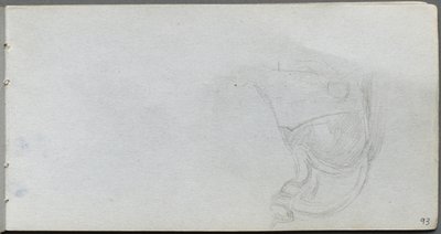 Carnet de croquis, page 93 : Étude d