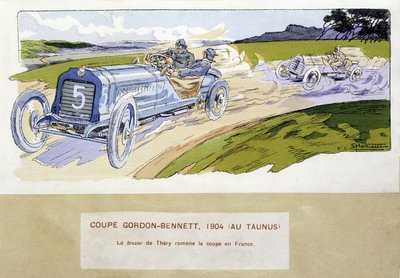 Course : la Coupe Gordon Bennett en 1904 - Ernest Montaut