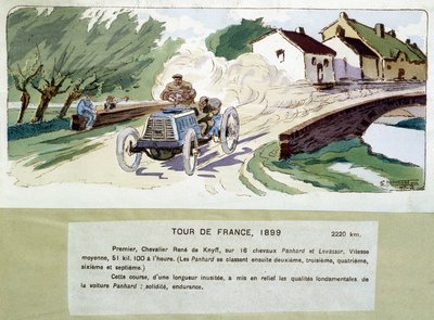 Course : le Tour de France - Ernest Montaut