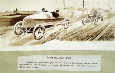 La course Paris-Madrid - Ernest Montaut