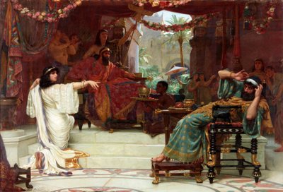 Esther dénonçant Haman au roi Assuérus - Ernest Normand
