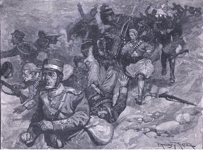 La fuite des Grecs à Larissa, illustration de l