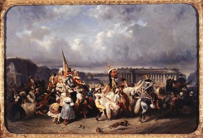 Carnaval place de la Concorde, actuel 8e arrondissement - Ernest Seigneurgens