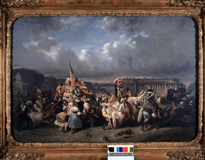 Le Carnaval, Place de la Concorde - par Seigneurgens, Musée Carnavalet - Ernest Seigneurgens
