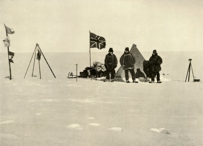 Le camp de Noël sur le plateau - Ernest Shackleton