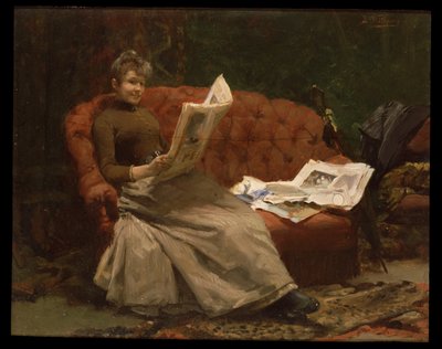 Dame lisant - Ernest Sigismund Witkamp