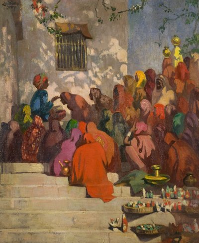 Le Gange (ou Hindous et le Pandit), vers 1922 - Ernest Stephen Lumsden