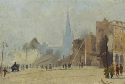 Broadgate Coventry après le raid, novembre 1940, 1940-44 - Ernest Townsend