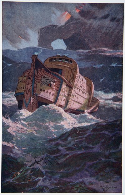 Le Déluge babylonien - Ernest Wellcousins