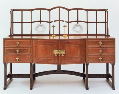 Buffet avec support à assiettes, 1915 - Ernest William Gimson