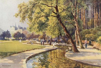 Bournemouth : Le Coin des Enfants, Jardins Inférieurs - Ernest William Haslehust