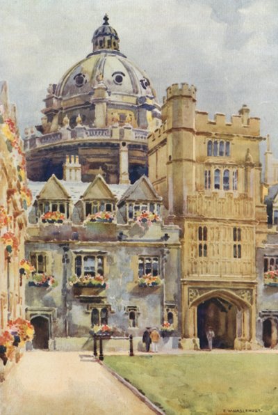 Brasenose College et Rotonde de la Bibliothèque Radcliffe - Ernest William Haslehust