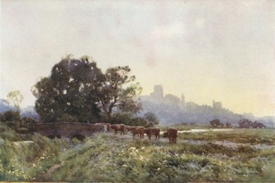Dorchester depuis les prés - Ernest William Haslehust