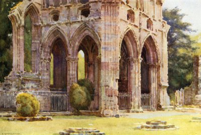 Abbaye de Dryburgh : la tombe de Sir Walter Scott - Ernest William Haslehust